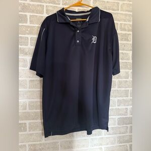 Detroit Stitches Dark Blue Polo Shirt